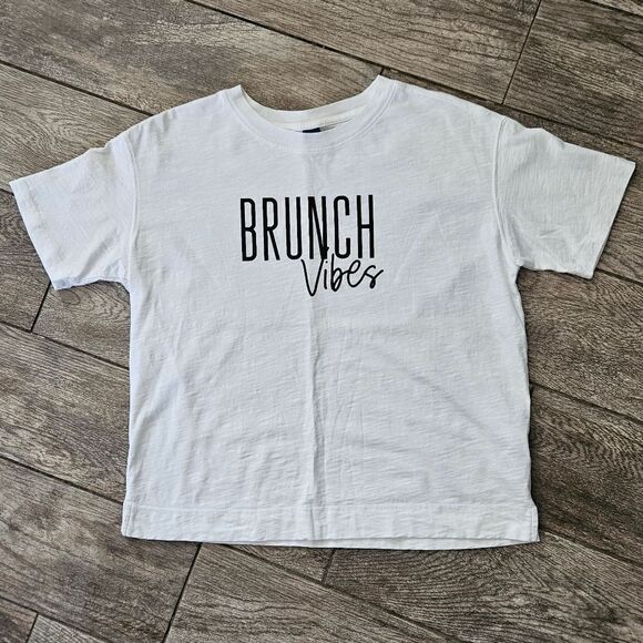Old Navy Brunch Vibes Oversized Short Sleeve Shirt - Picture 1 of 8